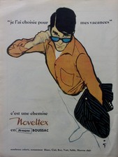 publicité  chemise NOVELTEX