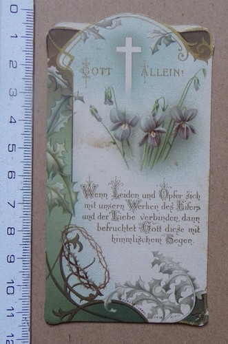 Image pieuse gott allein - gott,