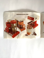 JOLIE PUBLICITE MOULINEX ORANGE CAFETIERE MOULIN A CAFE ROBOT ANNEES 70
