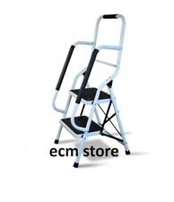 AIDAPT Marchepied Main Courante 2 Marches VM862A escabeau salle de bain etc