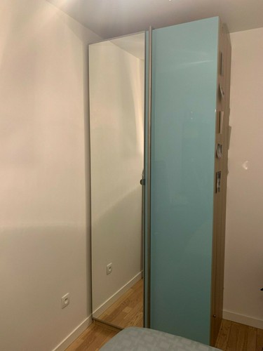 Armoire pax portes miroir - 2,