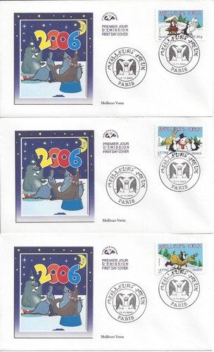 2005 enveloppes 1er jour - 5,