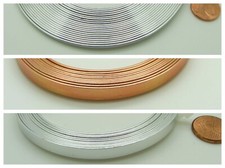 Fil plat Aluminium Alu ruban mod au choix métal modelable DIY Déco