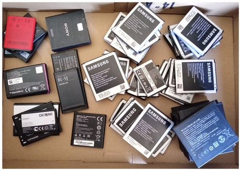 Lot batteries samsung - un, de