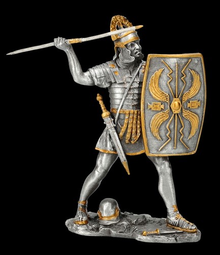 Figurine étain romaine - en,