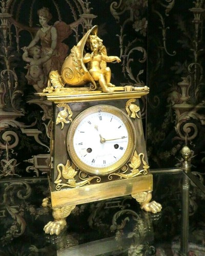 Pendule xixe epoque empire - pendule,