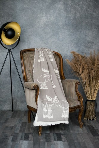 Couvre lit 100 coton motif - coton,