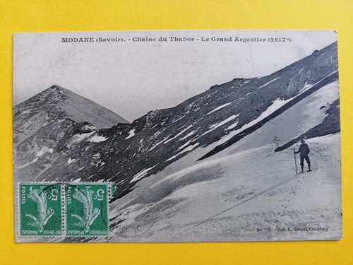 Cpa modane écrite en - modane,