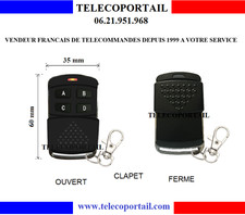 TELECOMMANDE COPIEUSE MULTIFREQUENCE 280 à 868 Mhz PORTAIL ET PORTE DE GARAGE