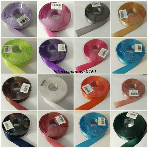 Ruban satin double face 25mm - satin,