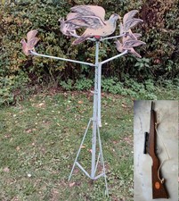 JEU de tir au pigeon  ancien authentique, 6 branches