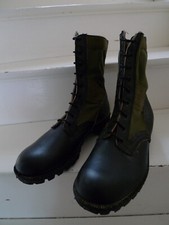 VIETNAM 1967 JUNGLE BOOTS BOTTES US ARMY SPIKE PROTECTIVE SIZE TAILLE 9 42.5 NOS