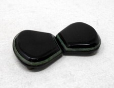 Boucle de ceinture ancienne en galalithe - Décor géométrique - ART Déco