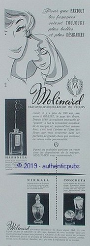 Publicite molinard parfum - molinard,