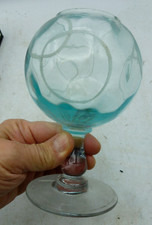 LAMPE  dentelière VASE ANCIEN EN VERRE  sur pied   