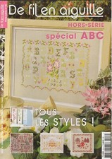 De fil en aiguille N°16 HS point croix Spécial ABC V. Enginger P. Samouiloff
