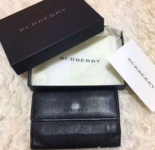 Étui à clés Burberry pièce de monnaie noir pour femmes accessoire collection ...