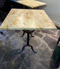 table bistrot marbre