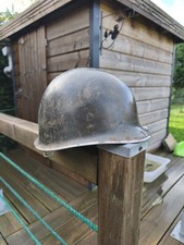 Coque Casque M1 Style Us Ww2 Idéal Reconstitution Jonc Arrière Marquage Ruco EP