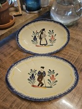 2 Plats Ovale Faïencerie De