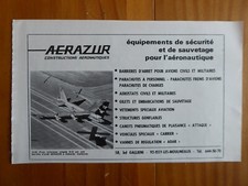 1971 PUB AERAZUR BOEING B-52 EDWARDS AFB BARRIERE D'ARRET ORIGINAL FRENCH AD