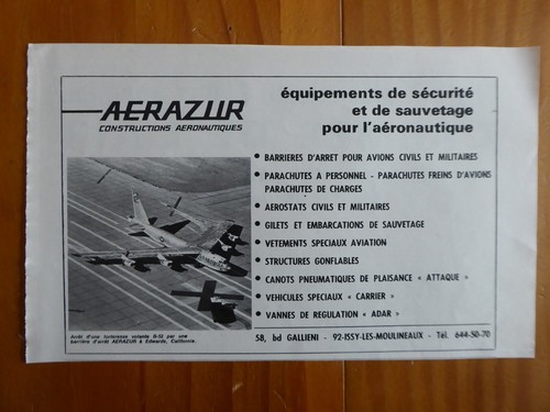 1971 pub aerazur boeing 52 - 1971, b-52