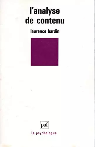 Analyse contenu bardin - contenu,,