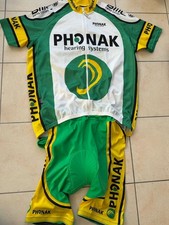 Ensemble maillot et cuissard équipe phonak bmc Tour de France vintage Rétro