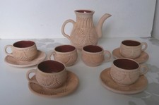 Service à thé en terre cuite