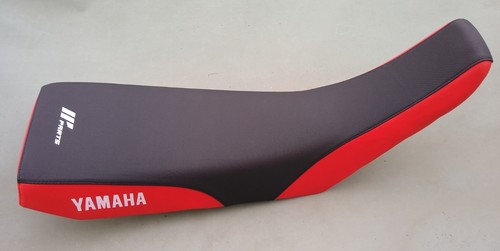 Housse selle noire - noire, rouge