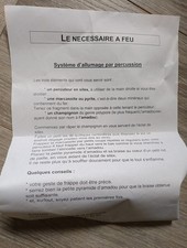 Nécessaire à feu, silex