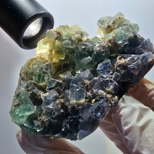 Cube fluorite fantôme - de,