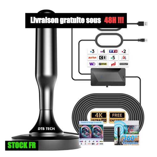 Antenne intérieure tnt - tv,