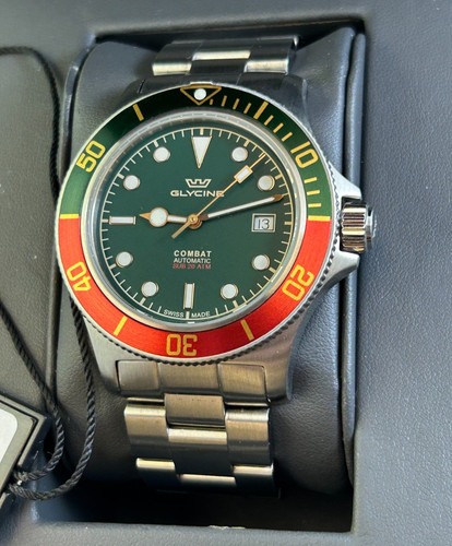 Glycine combat sub dive watch - glycine,