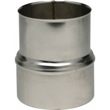 Réduction inox pour tubage flexible - femelle 146 mm - mâle 125 mm TEN