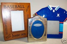 Three Sporting Photograph Frames Various Sizes