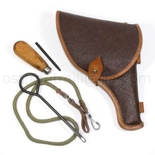 Holster soviétique original pour revolver Nagant M1895 avec accessoires