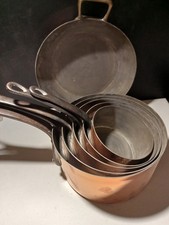 Casseroles en Cuivre x 5 + 1