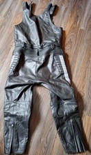 SALOPETTE CUIR TOP SKIN BREDA POLITICE MOTO TAILLE L LEATHER LEDER GAY ROB MRB