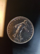 5 Francs semeuse 1963 fautée Frappe décentrée voir photo