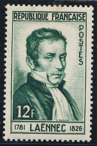 Timbre france 936 laennec - timbre, 936**