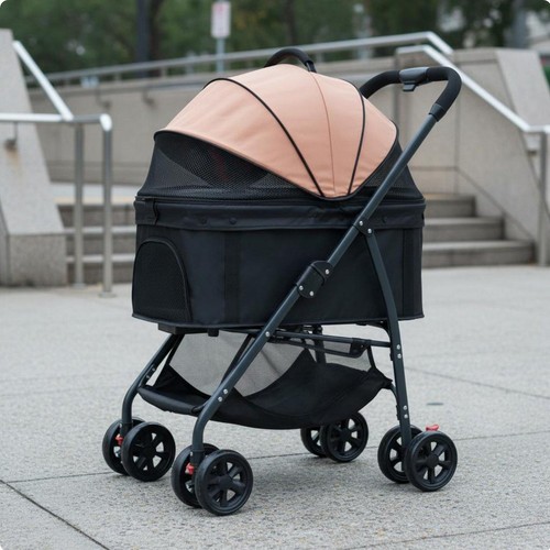 Poussette pliable pour - , animaux
