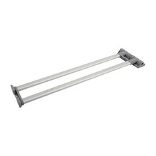 Pied table escamotable double Gris H: 710xL: 30xP: 15 mm