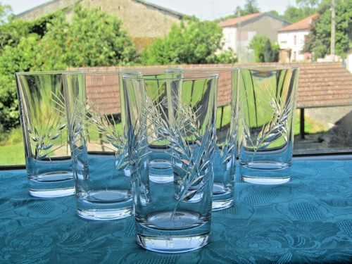 Verres orangeade en - verres, à