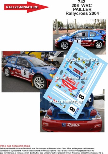 Decals ref 0742 peugeot - ref,