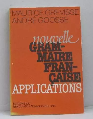 Nouvelle grammaire francaise - nouvelle,