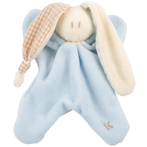Doudou bleu coton bio cm - bio, 17