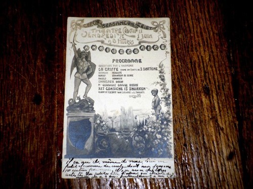 Carte postale cercle - carte,