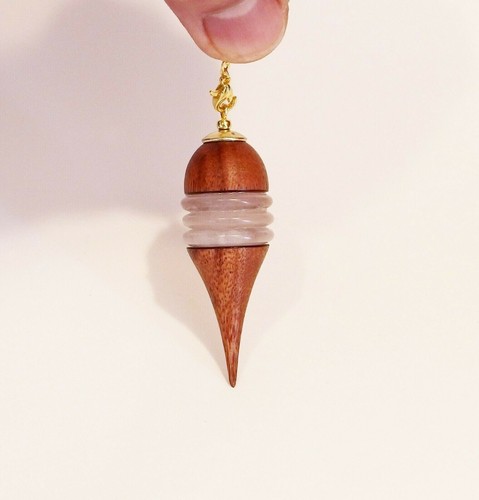 Pendule pendentif bois - pendule,