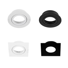 Spot LED encastrable pour plafond EDO AKTYN rond / carré GU10 PHILIPS...